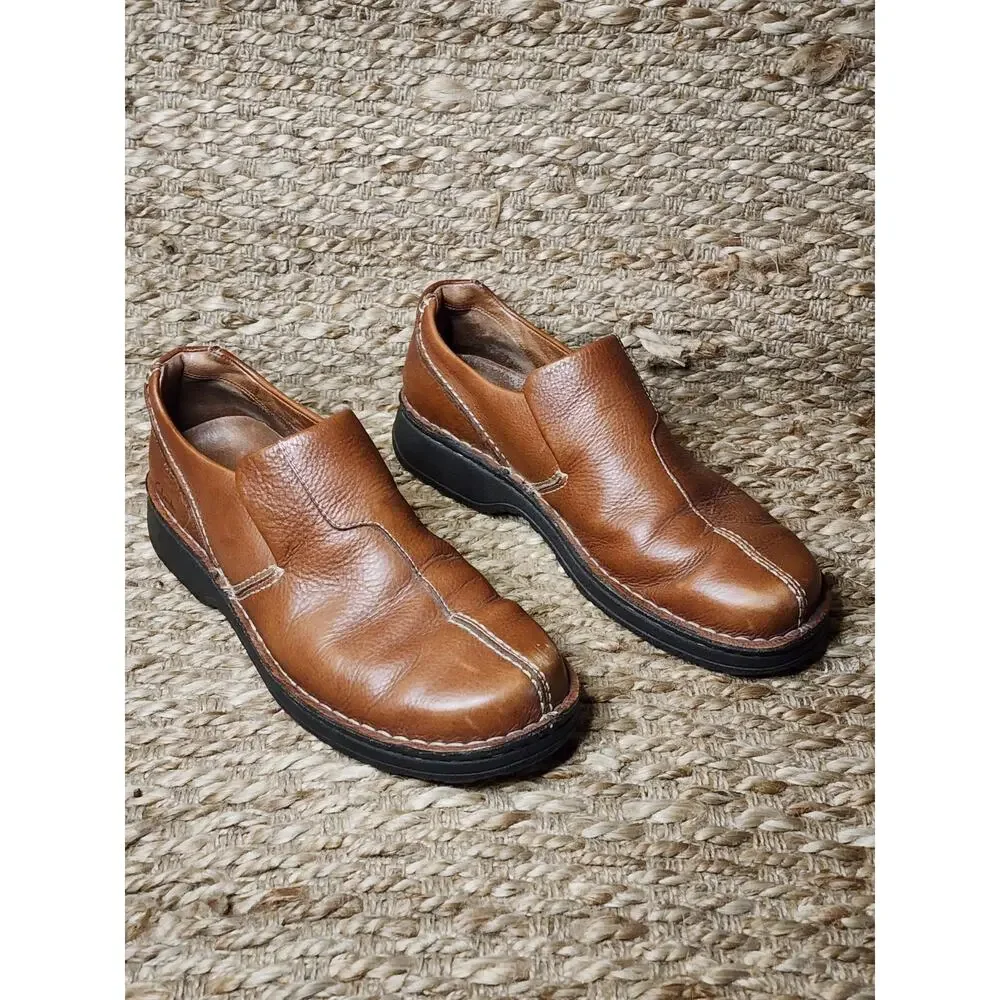 Clarks Active Air Men's Brown Leather Loafers Casual Dress Shoes Size 11 M